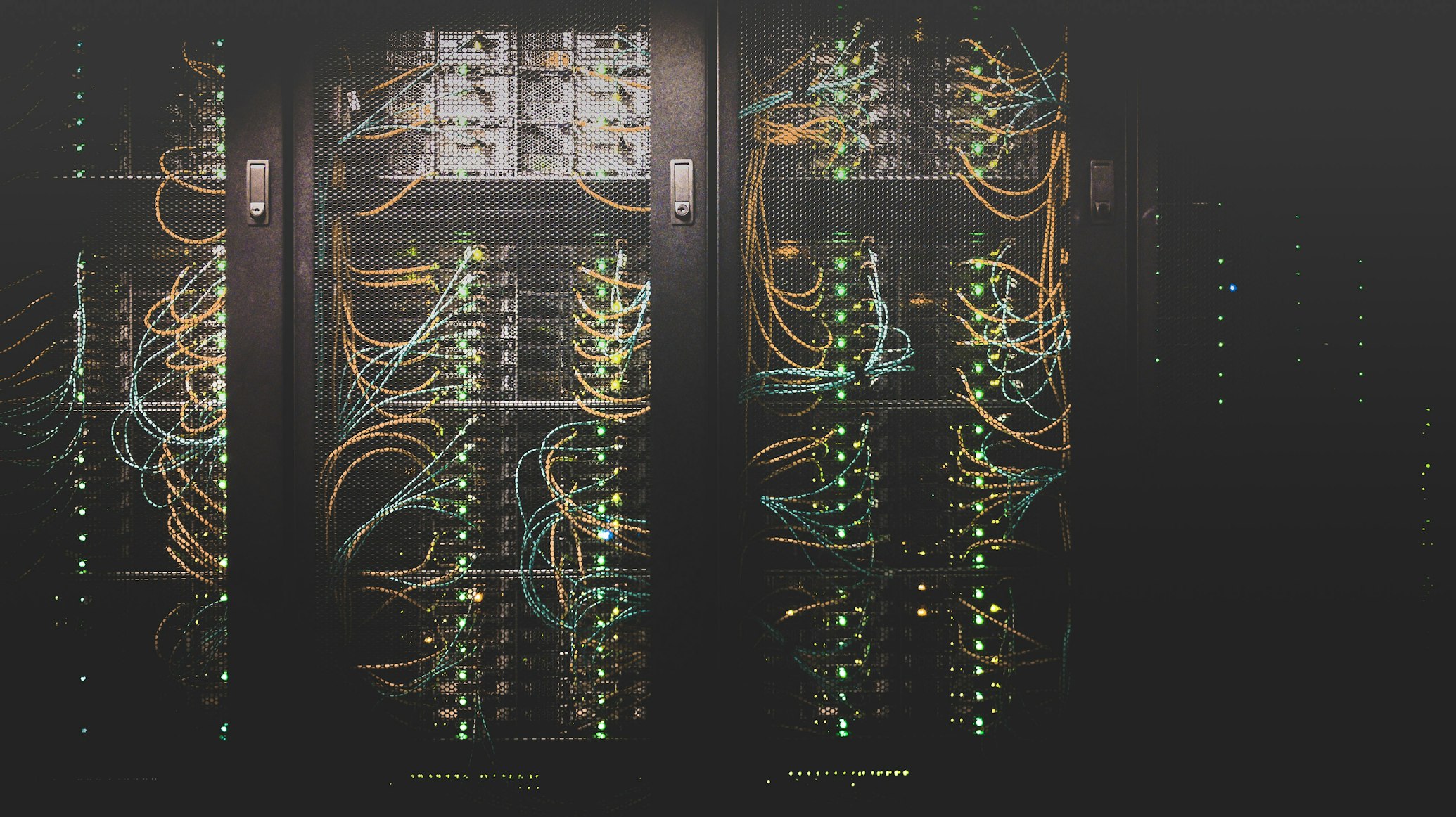Dark server racks